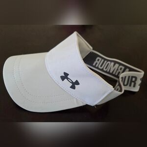 Under Armour White Golf/Tennis Visor OS